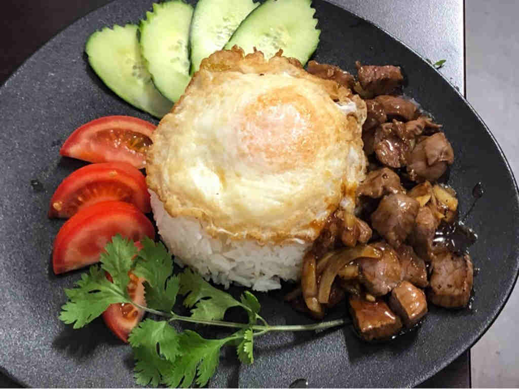 Riz Loc Lac (bœuf Sauté + riz blanc)